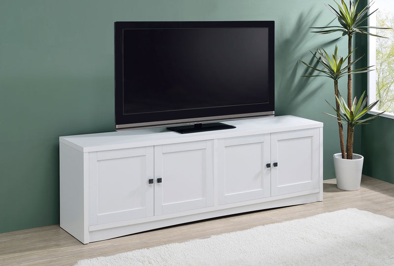 Laughlin  Entertainment Center TV Stand Dark Pine