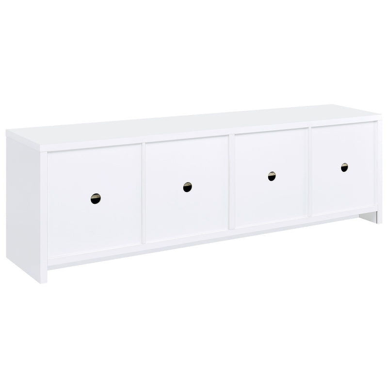 Laughlin  Entertainment Center TV Stand Dark Pine