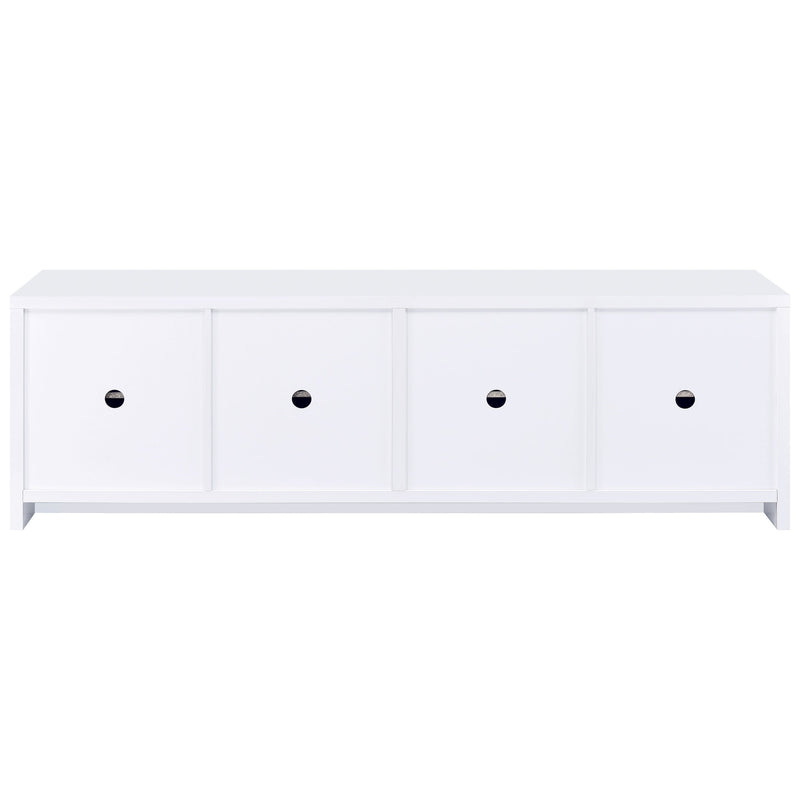 Laughlin  Entertainment Center TV Stand Dark Pine
