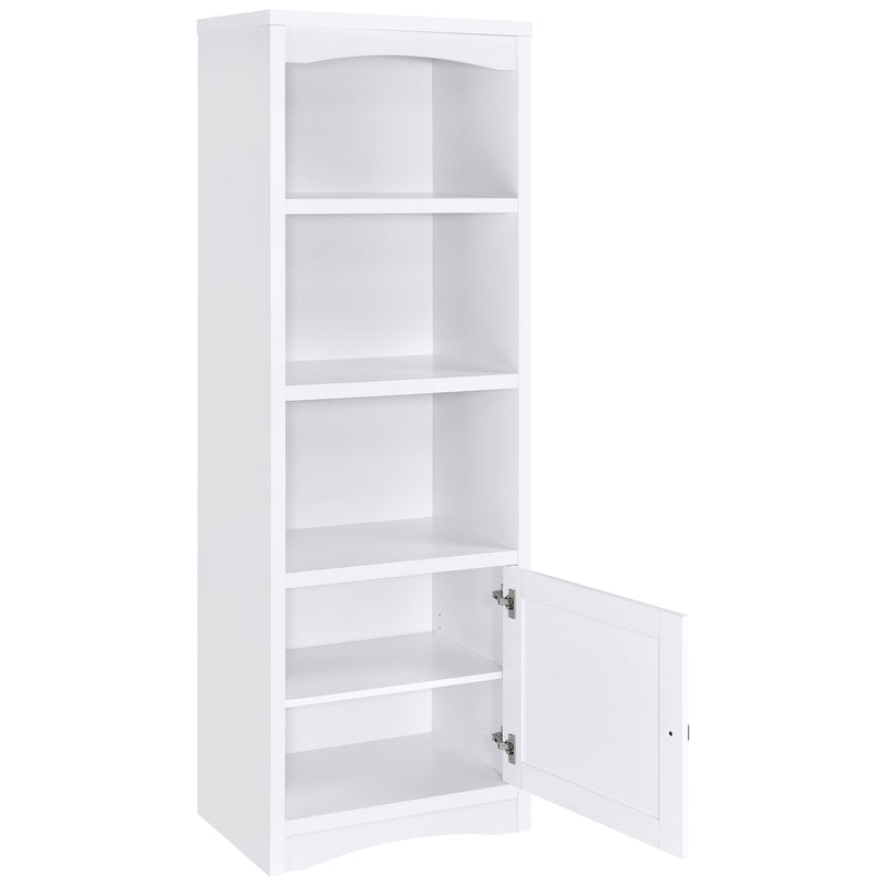 Laughlin 3-shelf Engineered Wood Media Tower Dark Pine