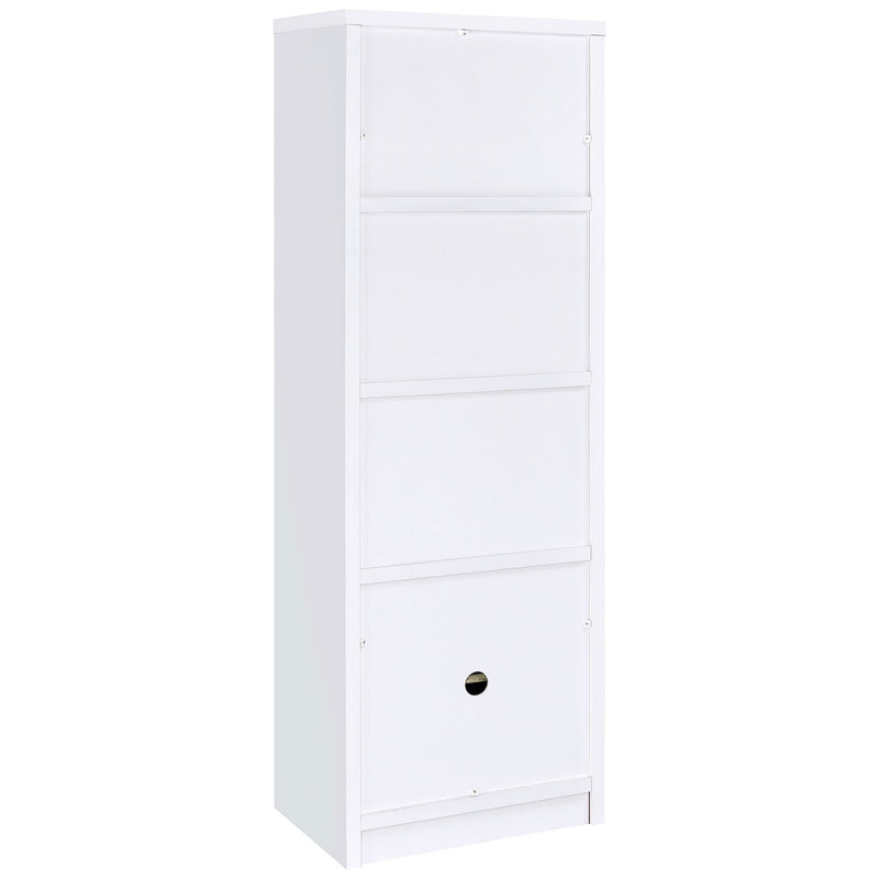 Laughlin 3-shelf Engineered Wood Media Tower Dark Pine