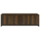 Laughlin  Entertainment Center TV Stand Dark Pine