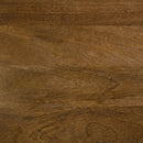 Zalika Hexagonal Solid Mango Wood Coffee Table Natural