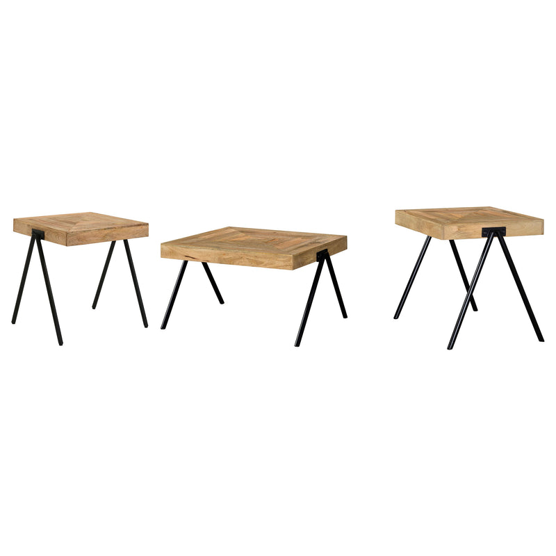 Avery Solid Mango Coffee and End Table Set Natural