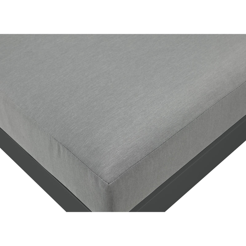Meridian Nizuc Grey Water Resistant Fabric Outdoor Patio Modular Sofa IMAGE 6