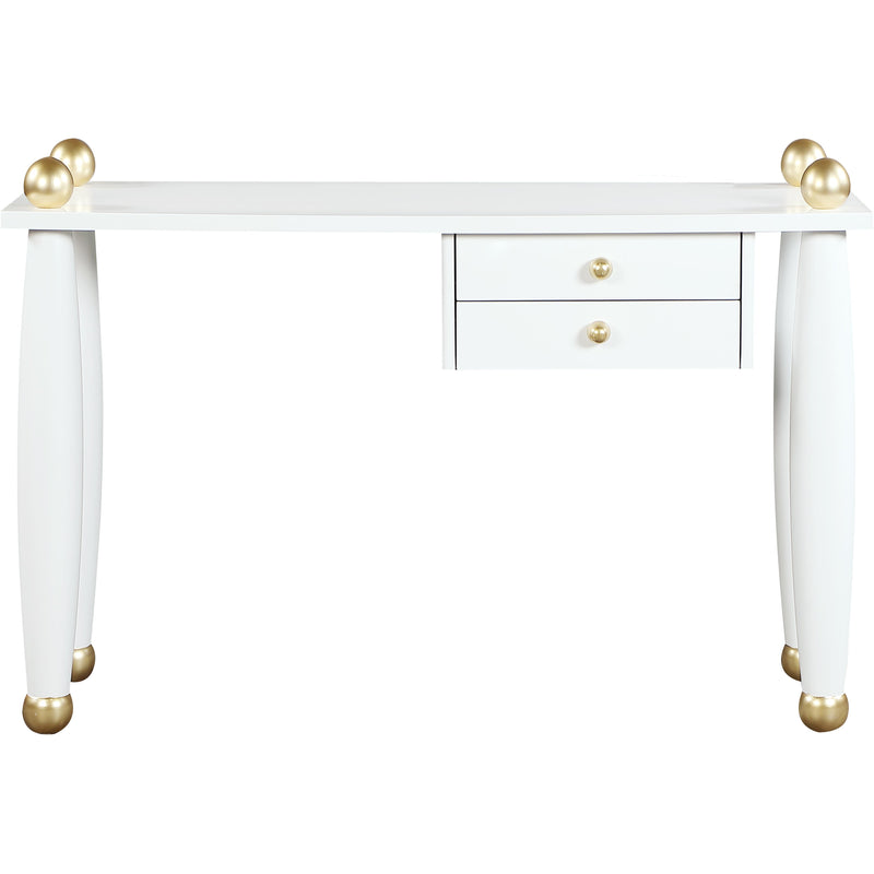 Meridian Etro White / Gold Desk/Console IMAGE 6