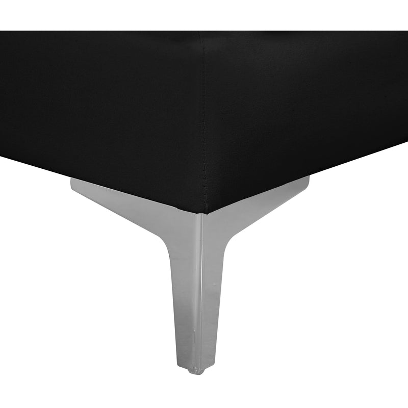 Meridian Alina Black Velvet Corner Chair IMAGE 14