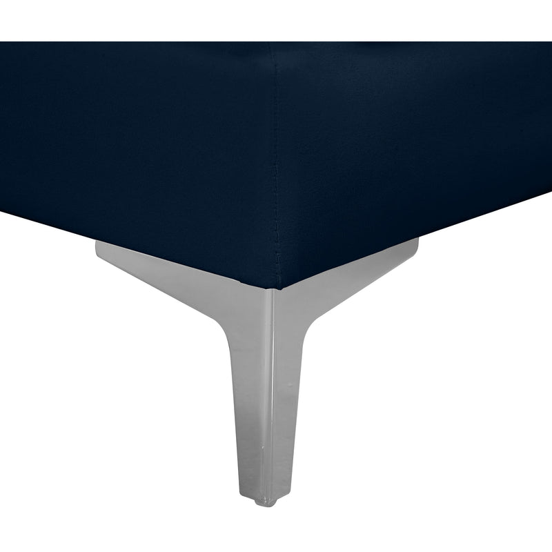 Meridian Alina Navy Velvet Corner Chair IMAGE 14