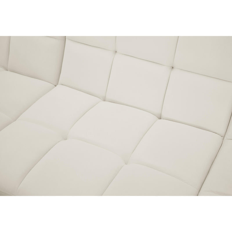 Meridian Relax Cream Velvet Modular Sectional IMAGE 9