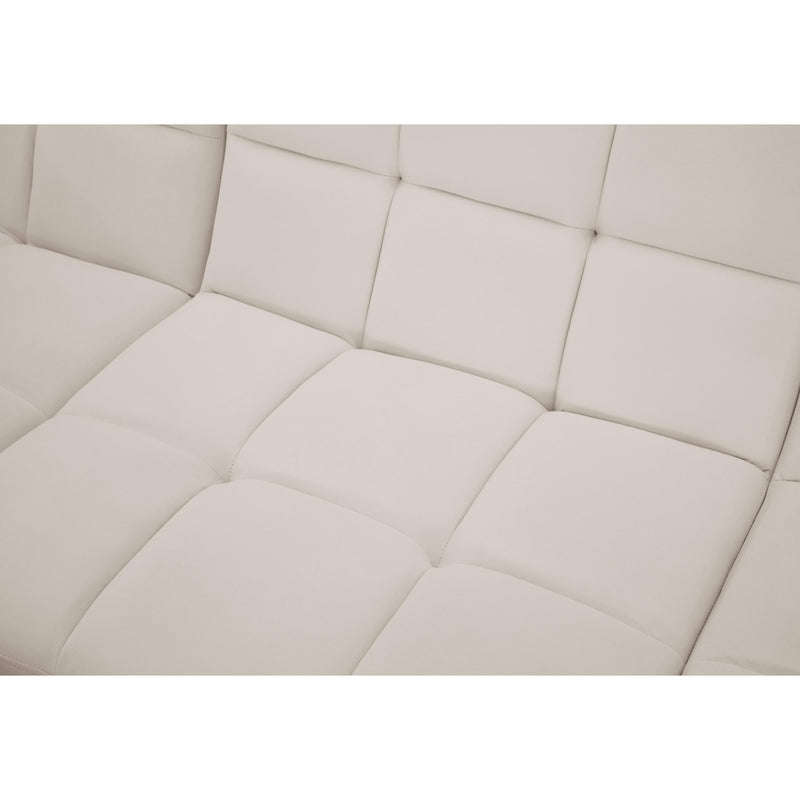 Meridian Relax Cream Velvet Modular Sectional IMAGE 13