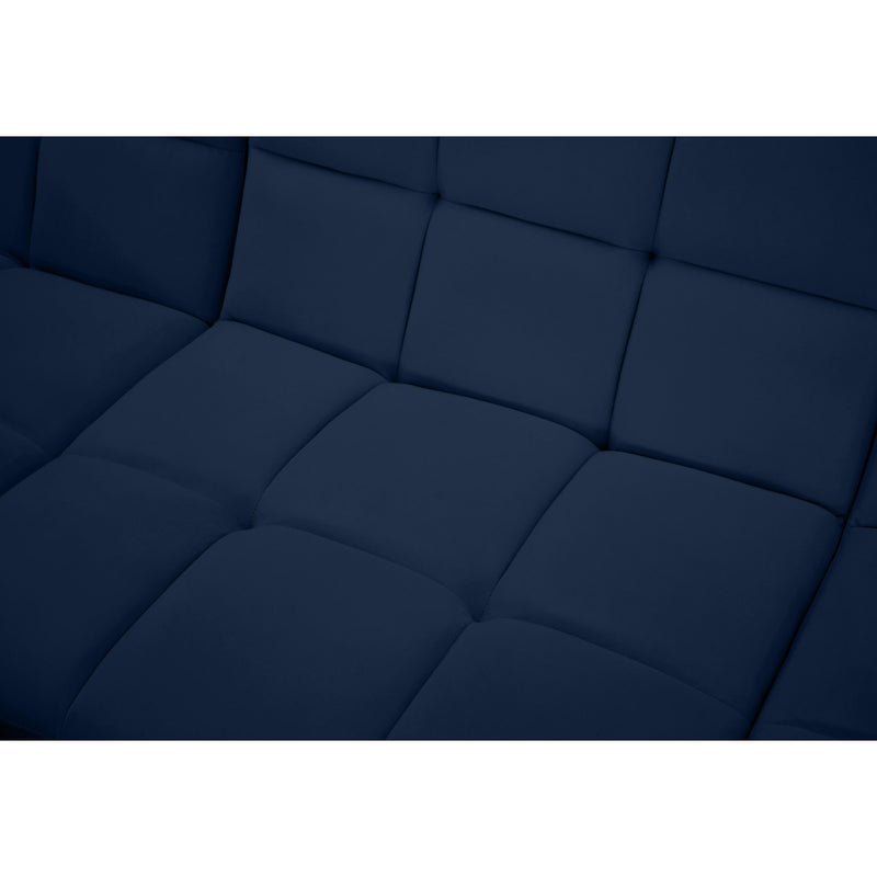 Meridian Relax Navy Velvet Modular Sectional IMAGE 9