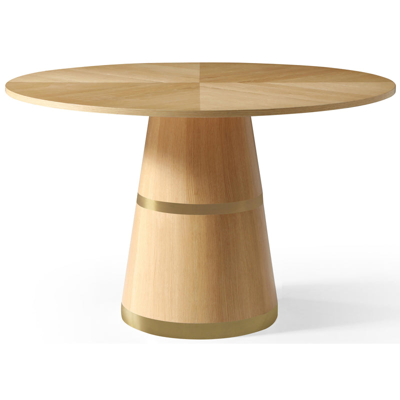 Meridian Hans White Oak Dining Table IMAGE 1