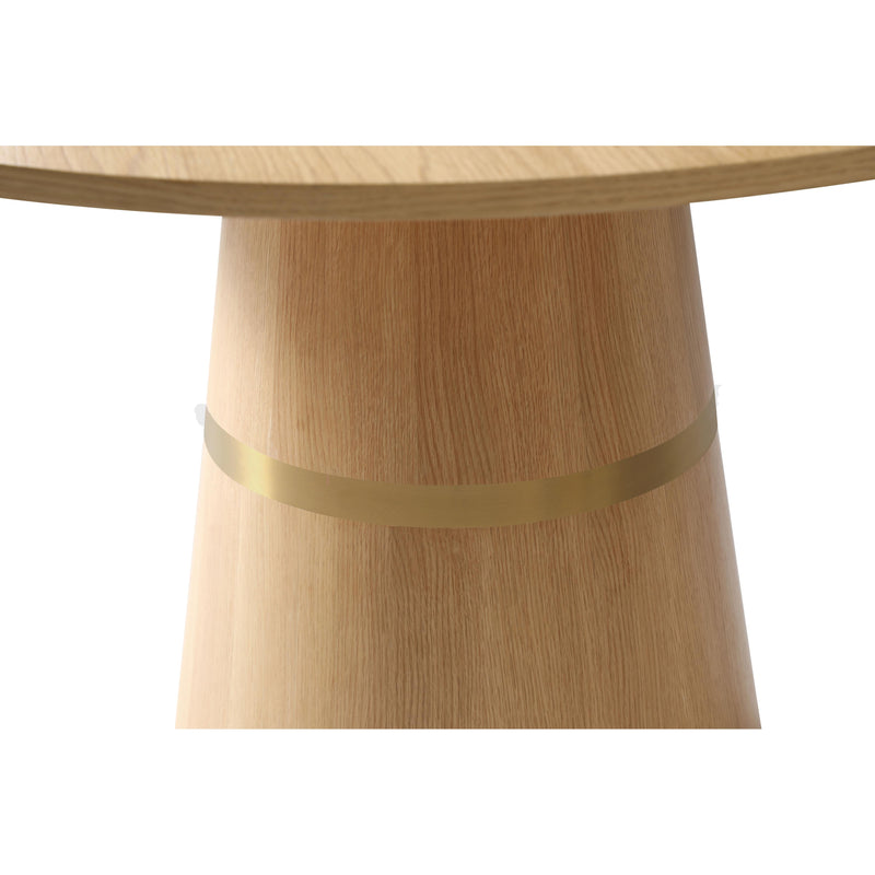 Meridian Hans White Oak Dining Table IMAGE 5