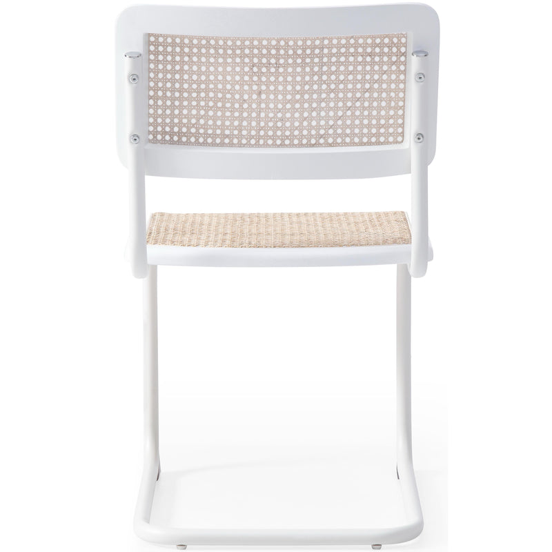 Meridian Kano White Powder Coating Dining Chair IMAGE 2