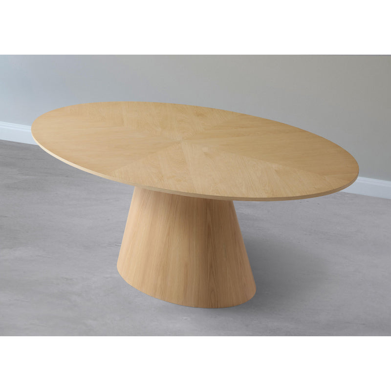 Meridian Gavin Natural Oak Dining Table IMAGE 2