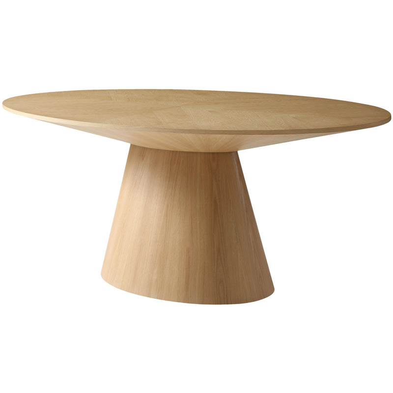 Meridian Gavin Natural Oak Dining Table IMAGE 5