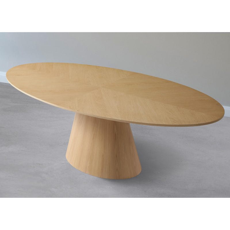 Meridian Gavin Natural White Oak Dining Table IMAGE 2