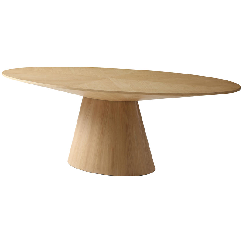 Meridian Gavin Natural White Oak Dining Table IMAGE 5