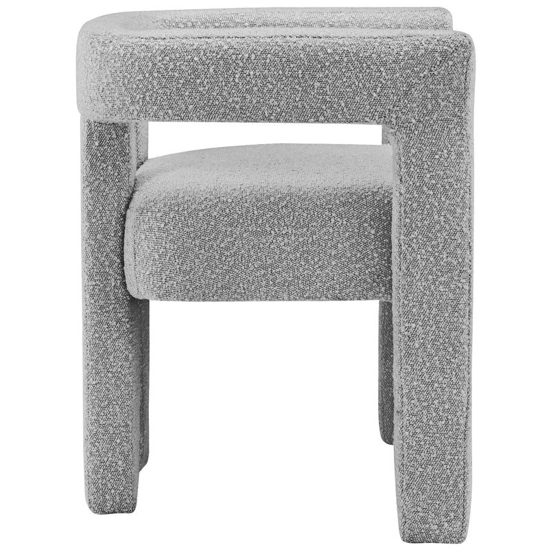 Meridian Athena Grey Boucle Fabric Accent/Dining Chair IMAGE 4