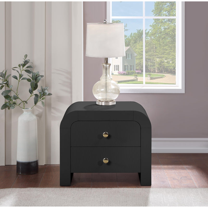 Meridian Artisto Black Night Stand IMAGE 2