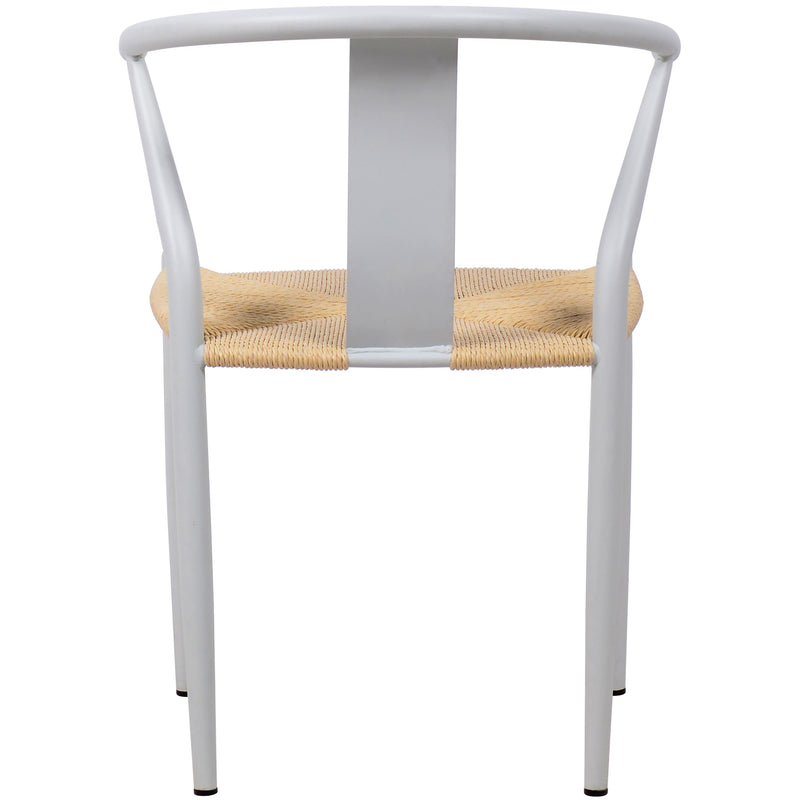 Meridian Beck Beige Hand Woven Rope Dining Chair IMAGE 2