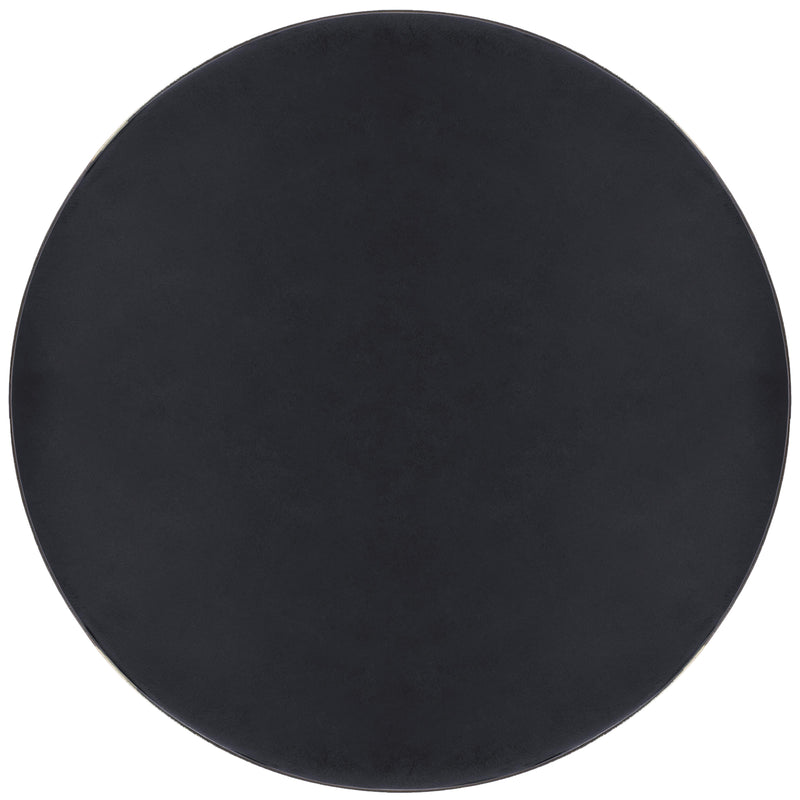 Meridian Brody Black Velvet Adjustable Stool IMAGE 4