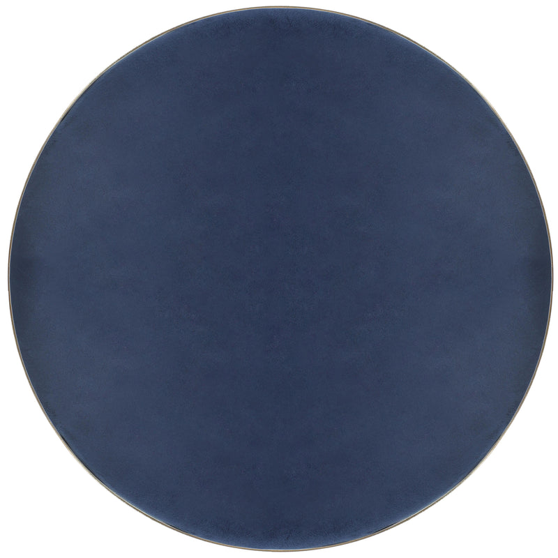 Meridian Brody Navy Velvet Adjustable Stool IMAGE 4