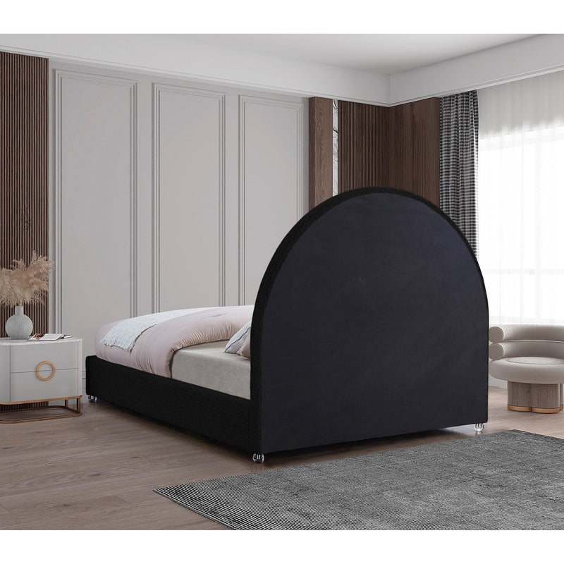 Meridian Milo Black Fabric King Bed IMAGE 6