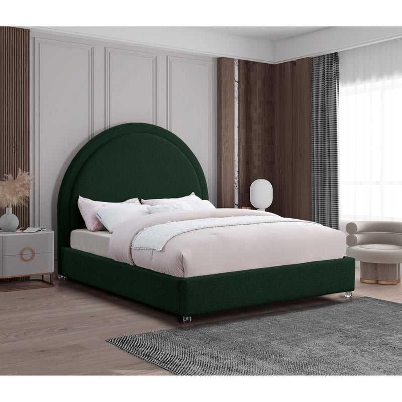 Meridian Milo Green Fabric Full Bed IMAGE 2