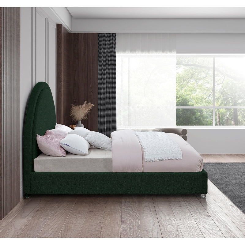 Meridian Milo Green Fabric Full Bed IMAGE 5