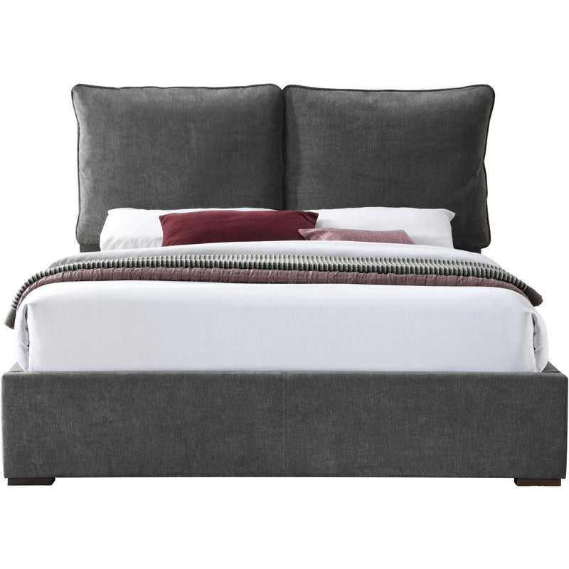 Meridian Misha Pepper Black Polyester Fabric Queen Bed (3 Boxes) IMAGE 3