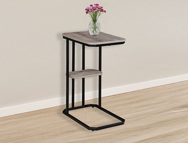 Ida Weathered Grey Chairside Table