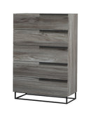 Nova Domus Enzo Italian Modern Grey Oak Chest