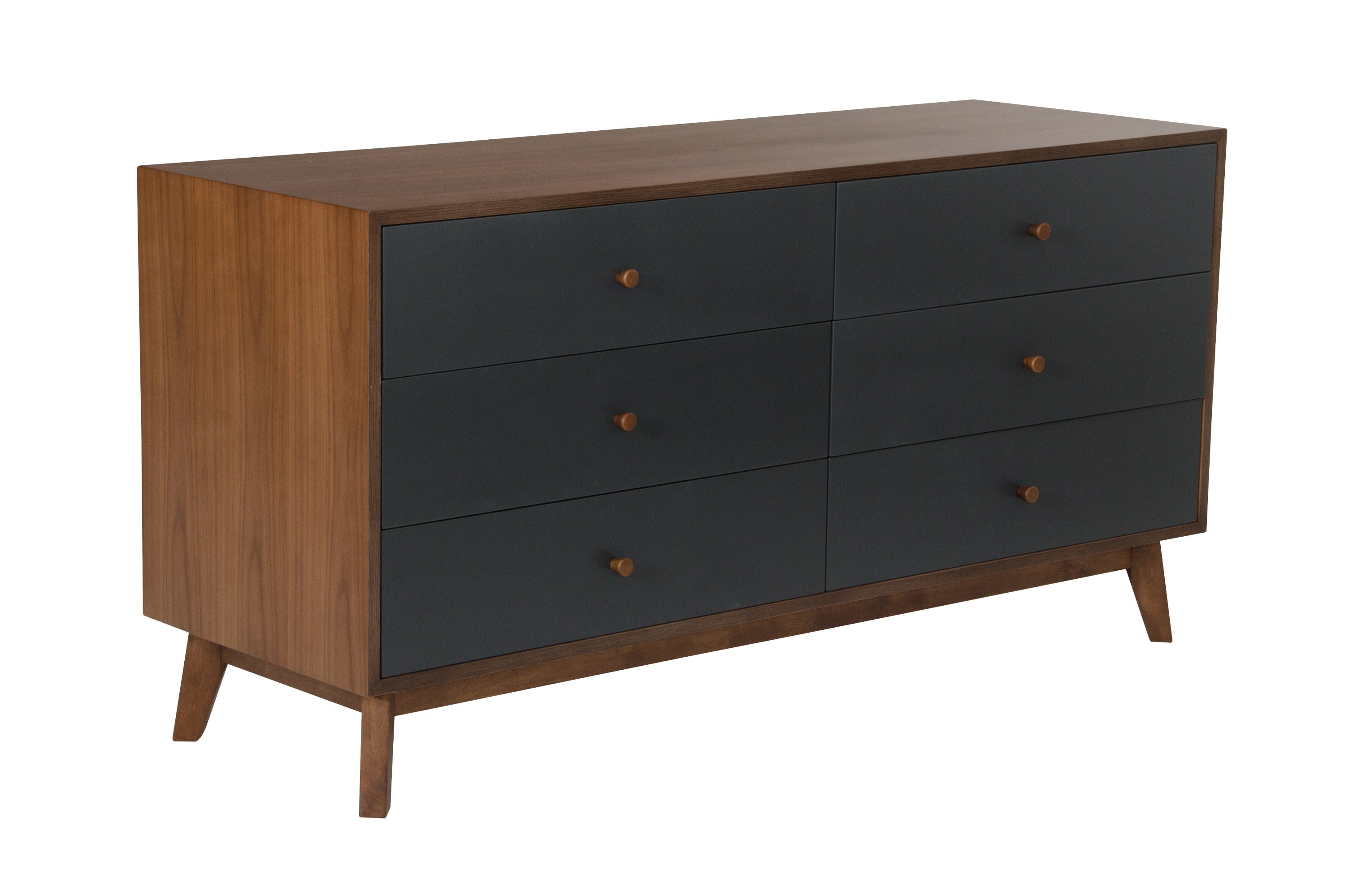 Nova Domus Dali Mid-Century Grey & Walnut Dresser