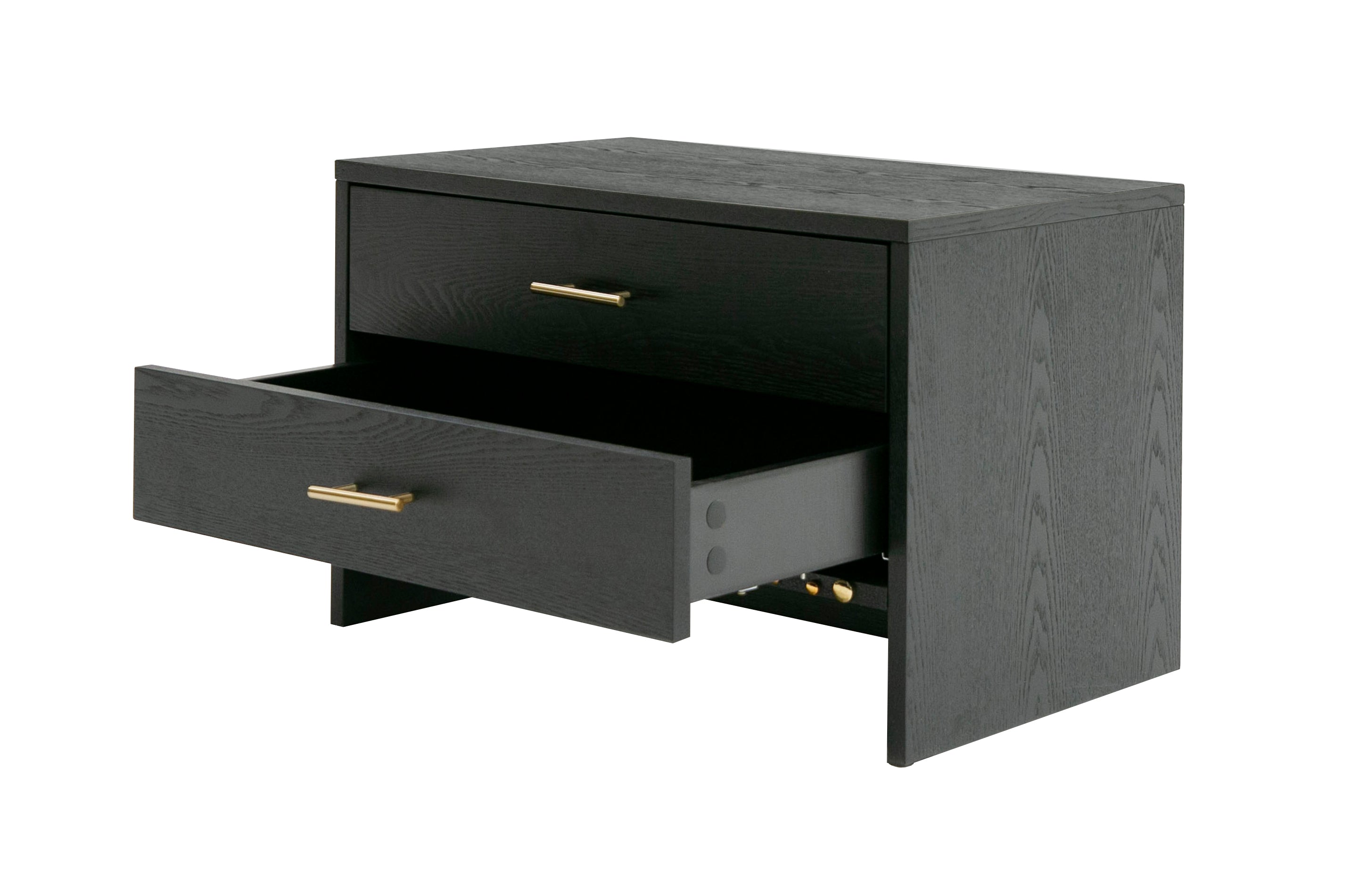 Modrest Wales Modern Grey Ash 2-Drawer Nightstand