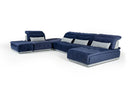 David Ferrari Daiquiri Italian Modern Blue & Grey Modular Sectional Sofa