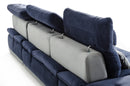 David Ferrari Daiquiri Italian Modern Blue & Grey Modular Sectional Sofa