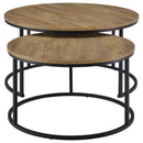 Lainey 2-piece Round Nesting Coffee Table Mango
