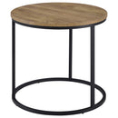 Lainey Round Occasional Side End Table Mango