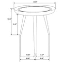 Zoe  Mango Wood Coffee and End Table Set Natural