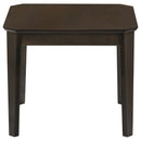 Amaro  Coffee and End Table Set Dark Brown
