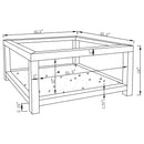 Valentina Mirrored Coffee and End Table Set Silver