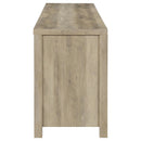 Madra 2-door Engineered Wood 79-inch TV Stand Dark Pine