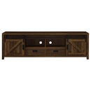 Madra 2-door Engineered Wood 79-inch TV Stand Dark Pine