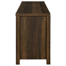 Madra 2-door Engineered Wood 79-inch TV Stand Dark Pine