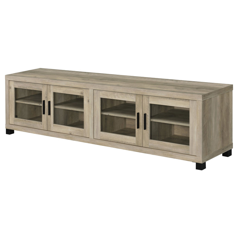 Sachin  79-inch TV Entertainment Center Antique Pine