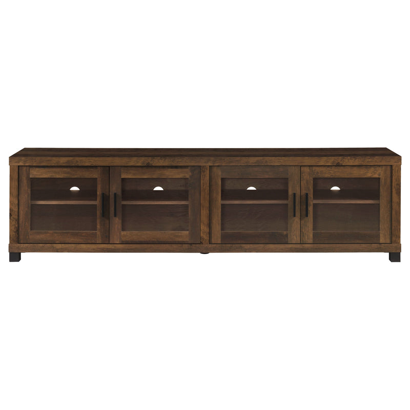 Sachin  79-inch TV Entertainment Center Antique Pine