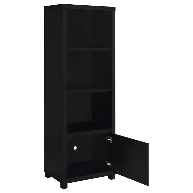 Jupiter  Entertainment Center 79-inch TV Stand Black