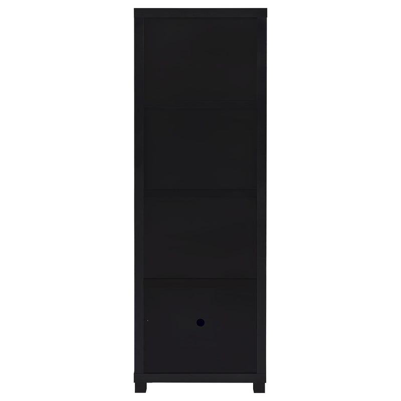 Jupiter  Entertainment Center 79-inch TV Stand Black