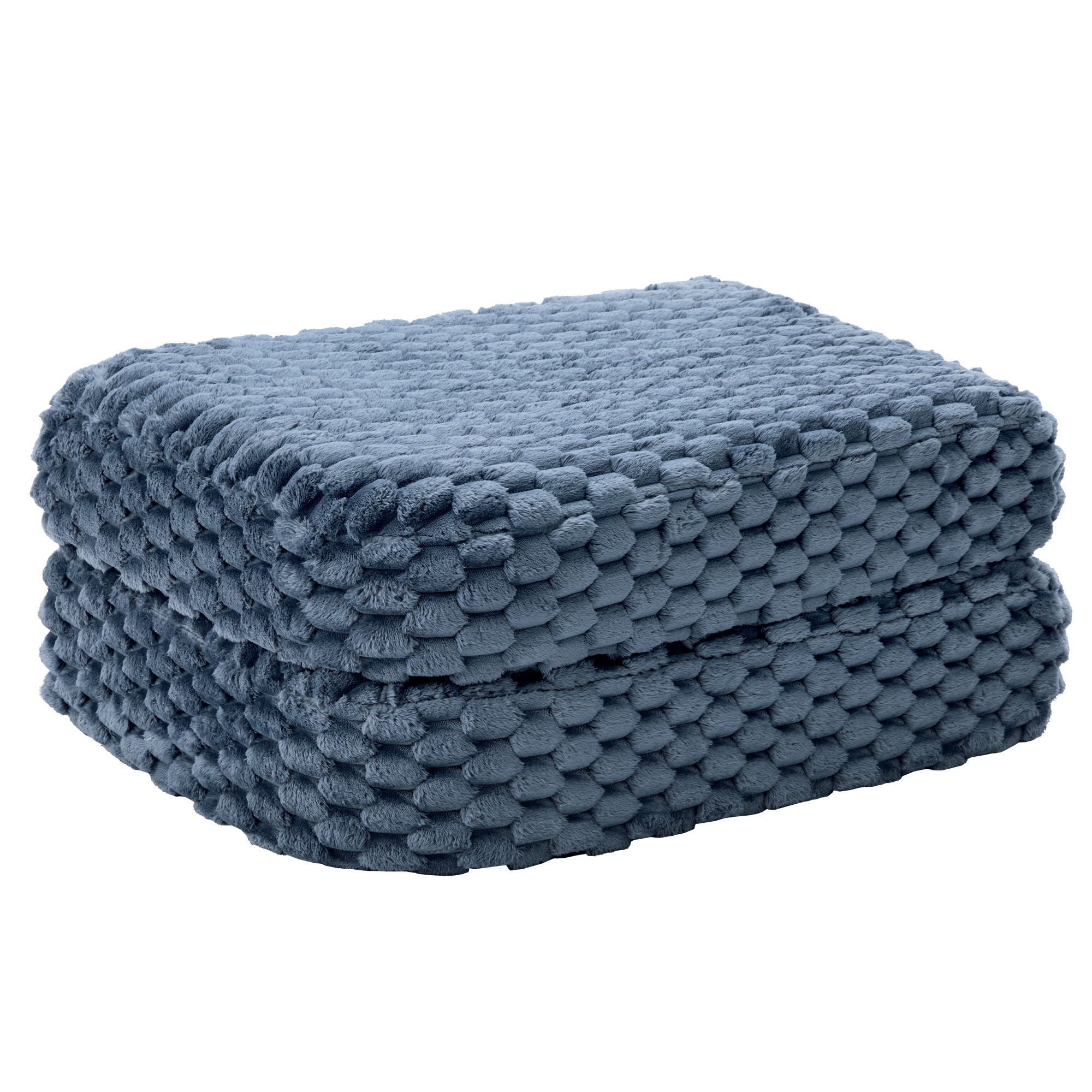 Modular Sectional Sofa, Boneless Couch With 2 Movable Ottomans